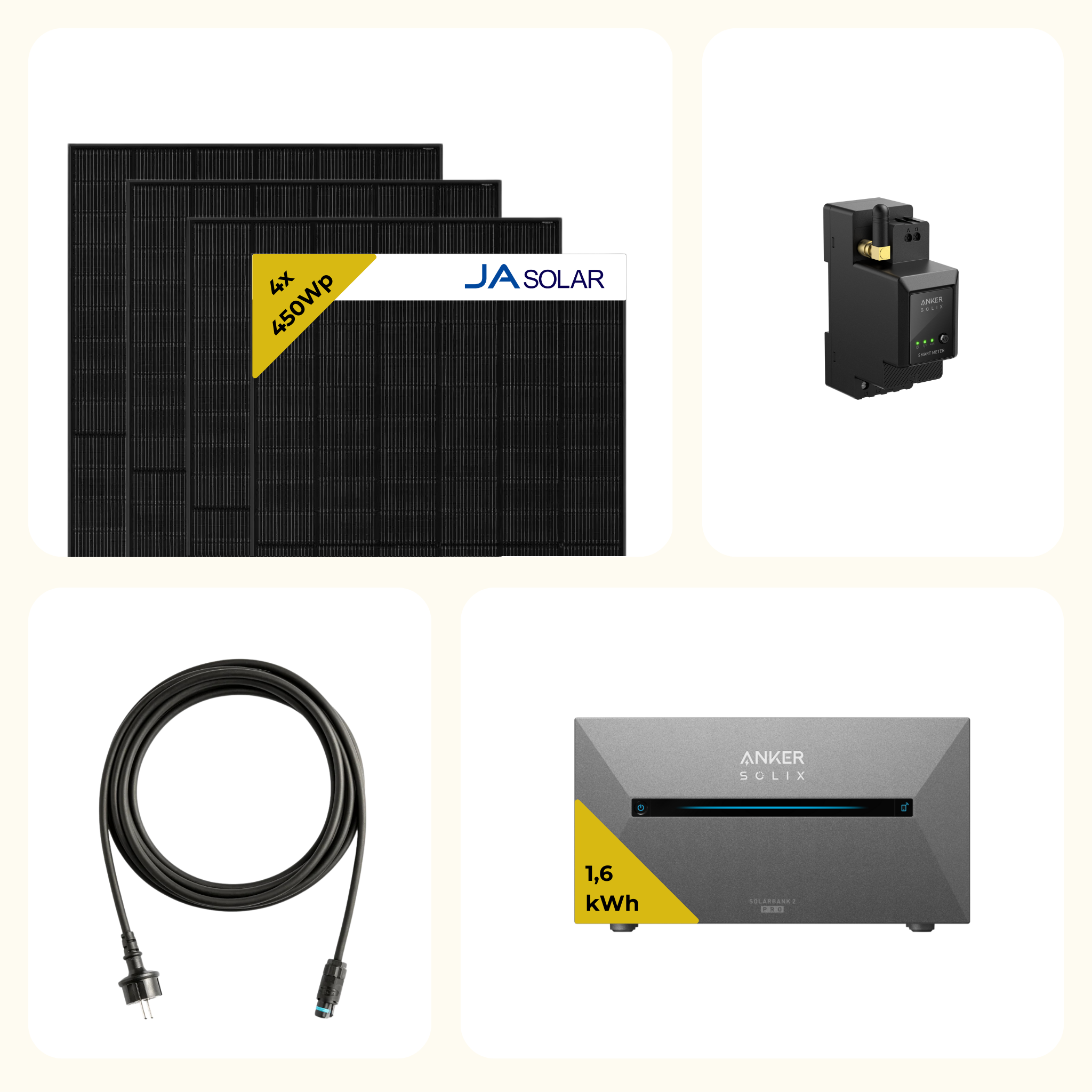 Anker Balkonkraftwerk (2000W) mit SOLIX Solarbank 2 PRO